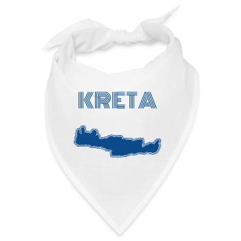 Kreta - Bandana - Weiß - Vorne