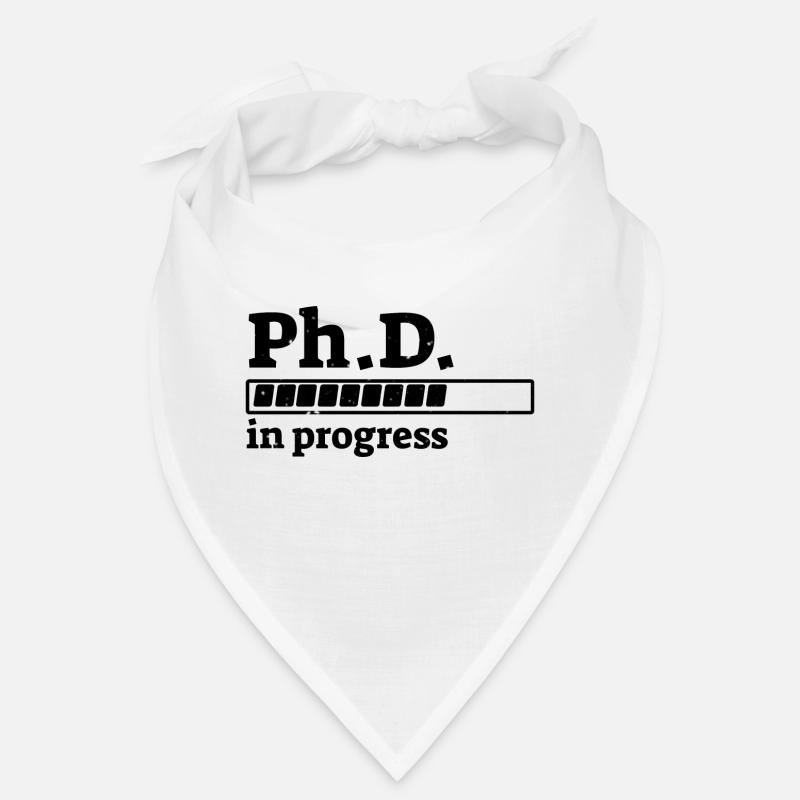Ph.D. in Progress Staff Shirt with Progress Bandana