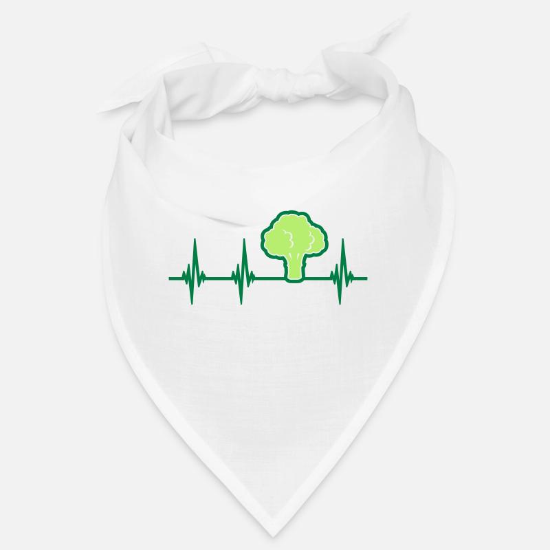 Pulse Broccoli Heartbeat Bandana