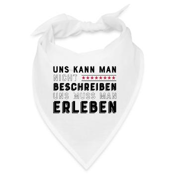 Freunde für immer - Bandana - Weiß - Vorne