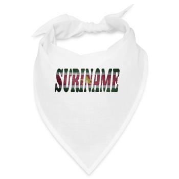 Suriname - Bandana - Weiß - Vorne