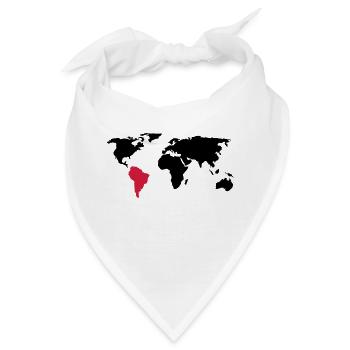 Reiseziel: Südamerika - Bandana - Weiß - Vorne