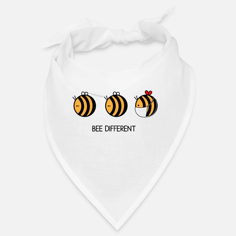 Bee Different geschenkidee Honig Spruch Bandana