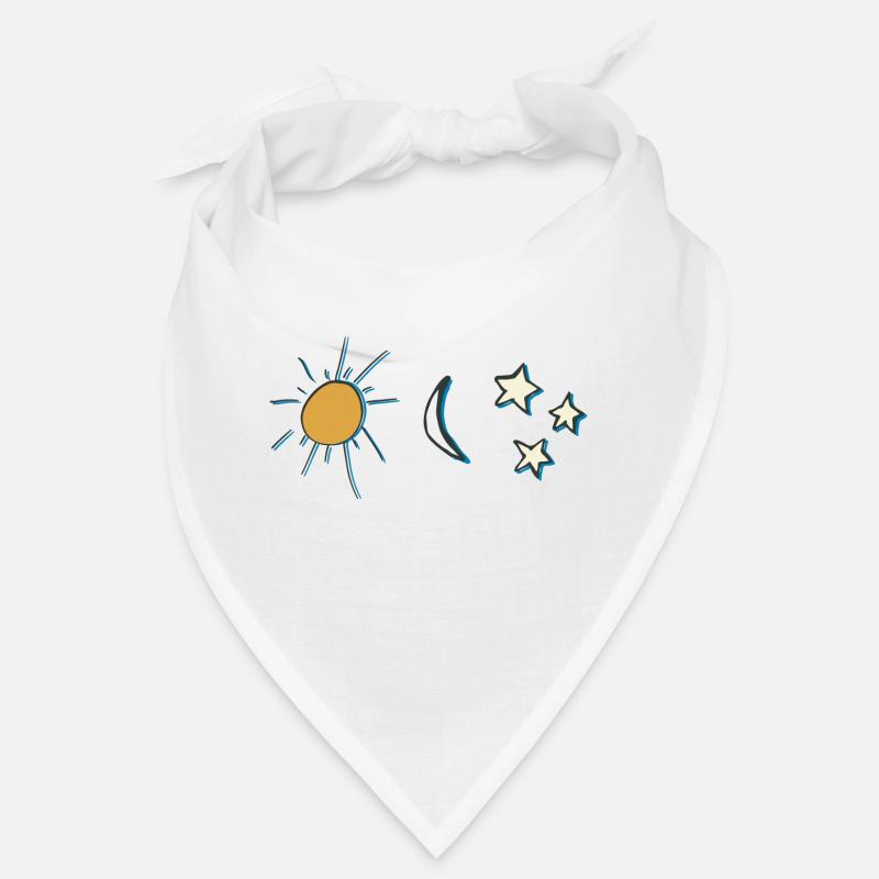 Sun, Moon and Stars Bandana