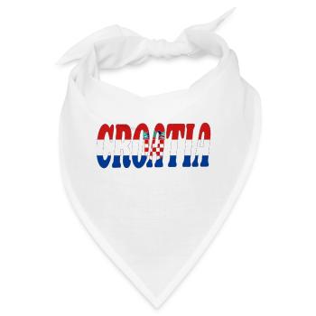 Croatia - Bandana - Weiß - Vorne