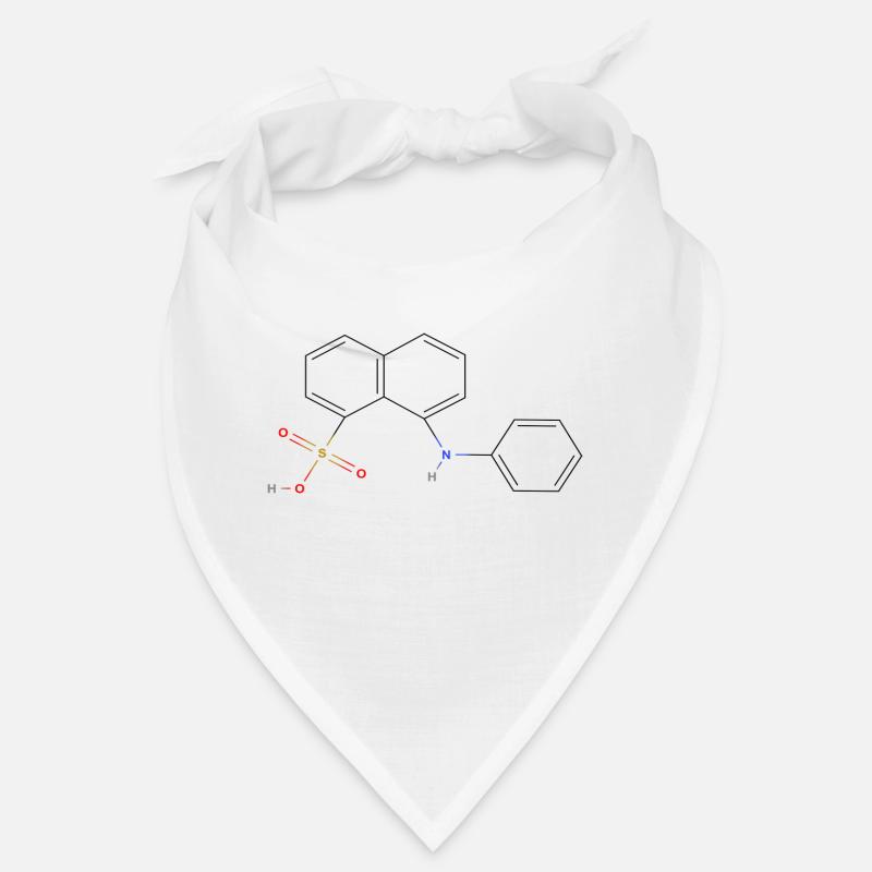 Lipase Molekül - Farbige Strukturformel Bandana