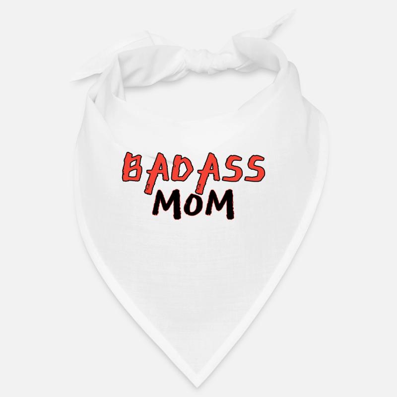 Badass mom - Bandana - Weiß