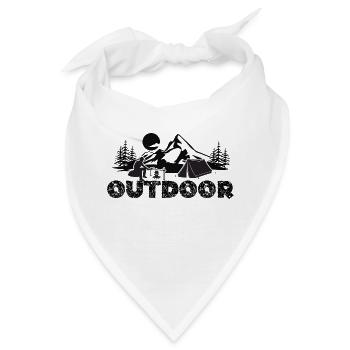 Outdoor Fans - Bandana - Weiß - Vorne