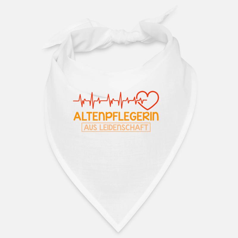 Altenpflegerin Leidenschaft Herzschlag Pfleger Bandana