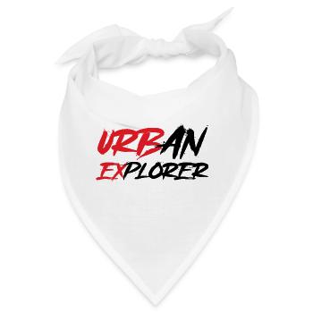 Urbaner Explorer - Urbex - Bandana - Weiß - Vorne