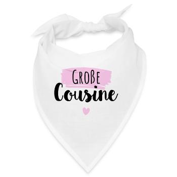 Große Cousine 2022 / Big Cousin - Bandana - Weiß - Vorne