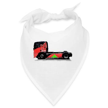 Rennwagen - Bandana - Weiß - Vorne