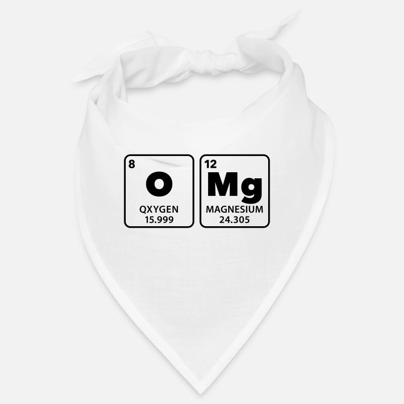 OMG Oh my god periodic table elements magnesium Bandana