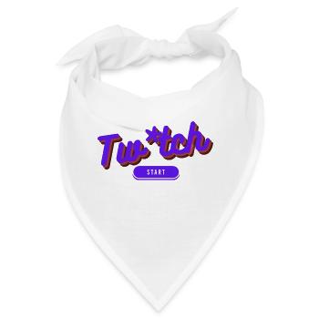 Twi-tch - Bandana - Weiß - Vorne