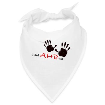 We AHR together | Ahrtal Hochwasser SolidAHRität - Bandana - Weiß - Vorne