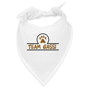 team gassi 02 - Bandana - Weiß - Vorne