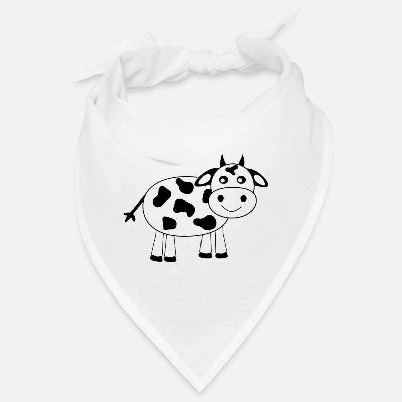 Bande dessinée noire de vache Bandana