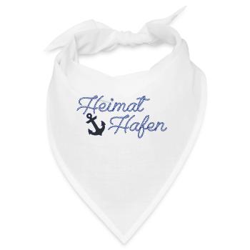 Heimat Hafen - Bandana - Weiß - Vorne
