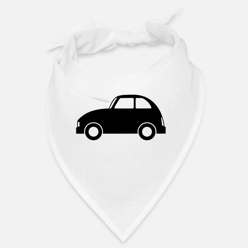 Auto - Bandana - Weiß