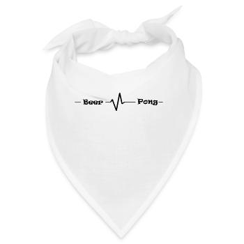 Beer Pong - Bandana - Weiß - Vorne