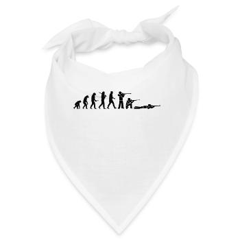 Evolution Schieße Full - Bandana - Weiß - Vorne