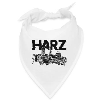 Harz Brocken Wandern - Bandana - Weiß - Vorne