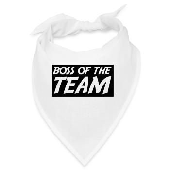 Boss of the Team - Bandana - Weiß - Vorne