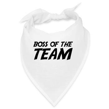 Boss of the Team - Bandana - Weiß - Vorne