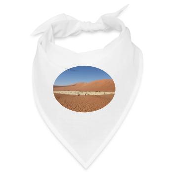 Wüsten Landschaft - Bandana - Weiß - Vorne