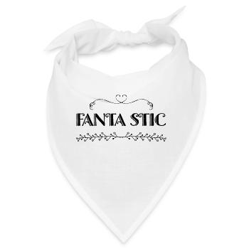 FANTASTIC - FANTA STIC. Cooles neues Design. POD 1 - Bandana - Weiß - Vorne