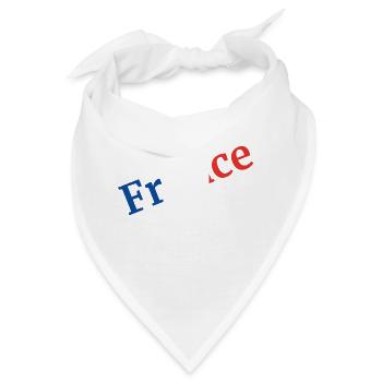 FRANCE - Bandana - Weiß - Vorne