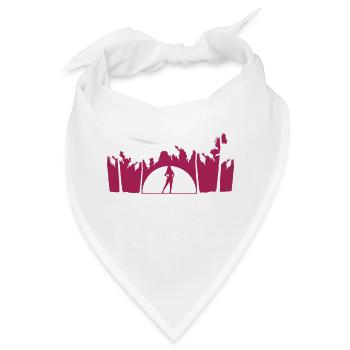 Urlaub Hot Girl - Bandana - Weiß - Vorne