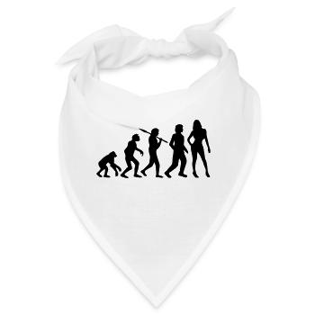 Hot Girl Evolution - Bandana - Weiß - Vorne