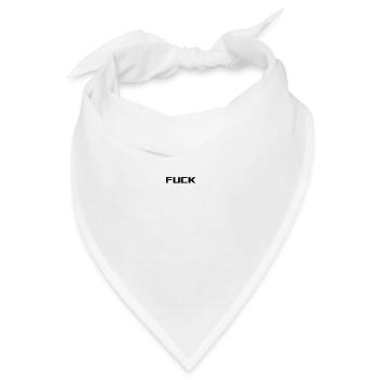 FUCK - Bandana - Weiß - Vorne