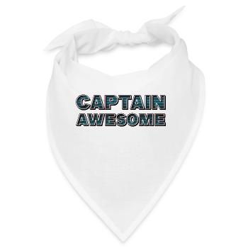 CAPTAIN AWESOME - Bandana - Weiß - Vorne