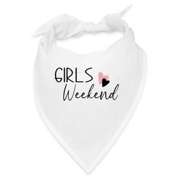 Girls Weekend - Bandana - Weiß - Vorne
