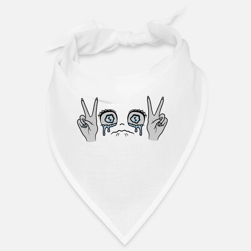 Weiblich Victory Handzeichen Mädchen Bandana