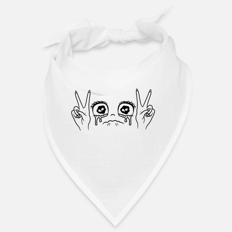 Sakasmus Weiblich Victory Handzeichen Bandana