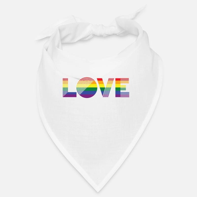 LOVE Pride flag Bandana