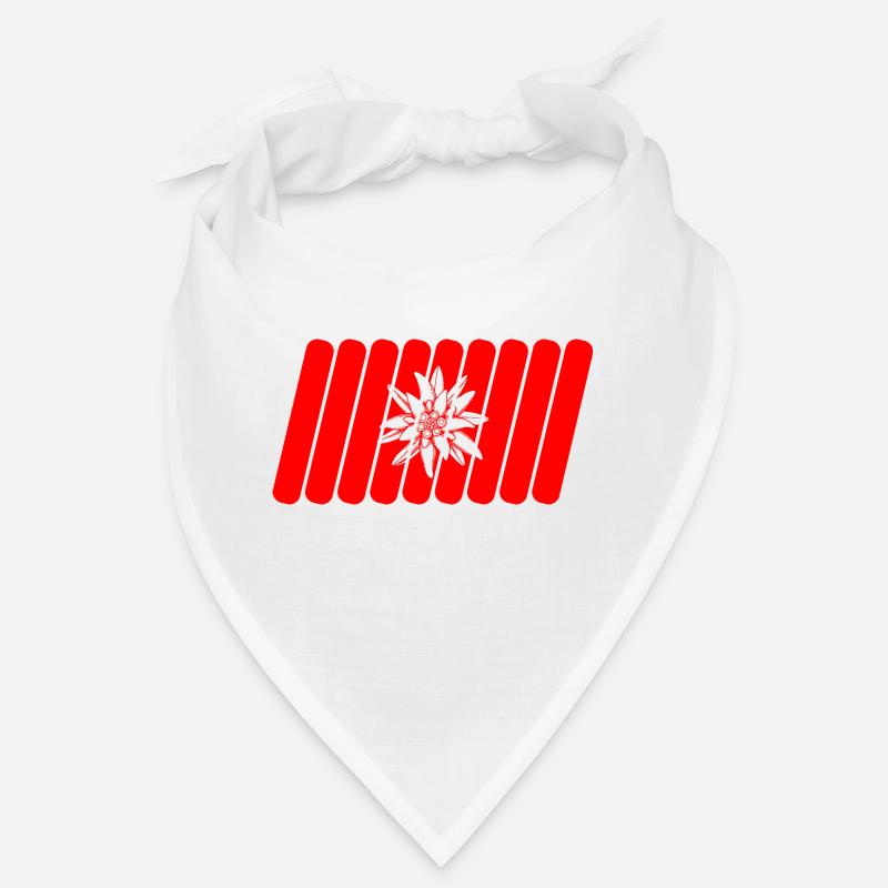 Drapeau suisse - Bandana - blanc