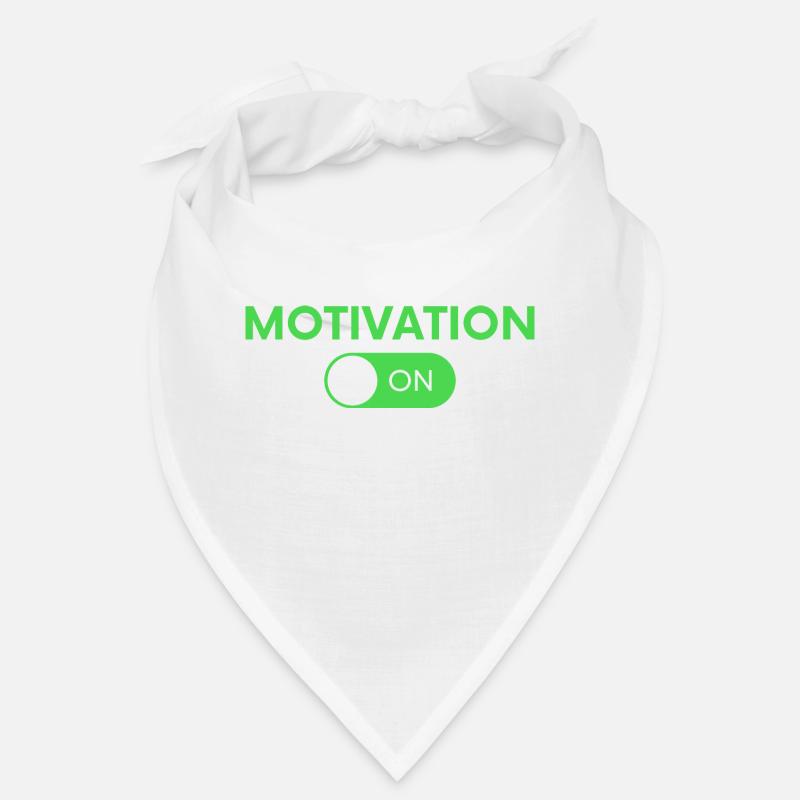 Motivation ON - Bandana - blanc