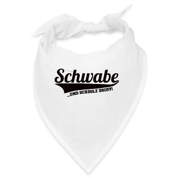 Schwabe - Schwäbisch - Bandana - Weiß - Vorne