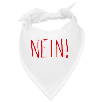 Nein! - Bandana - Weiß - Vorne