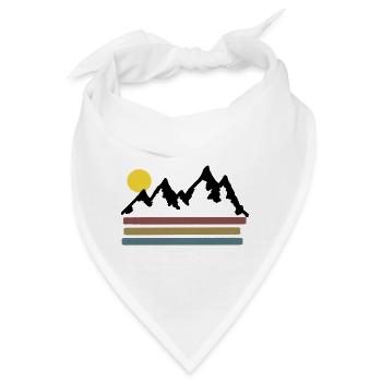 Erkunde und entdecke - Bandana - Weiß - Vorne