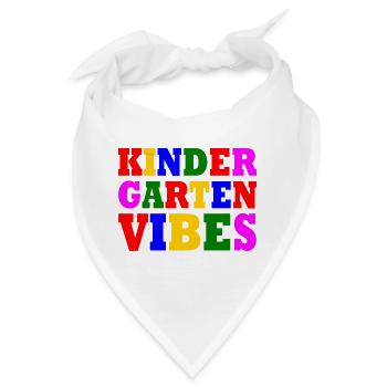 kindergarten vibes - Bandana - Weiß - Vorne
