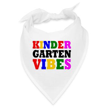 kindergarten vibes - Bandana - Weiß - Vorne