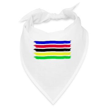 Grenze des Radweltmeisters - Bandana - Weiß - Vorne