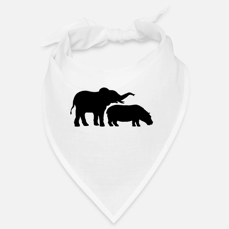 Nilpferd Elefant Dickhäuter Team Bandana