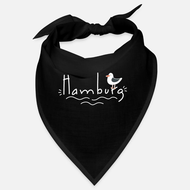 Hamburg mit Möwe Bandana