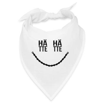 hätte hätte fahrradkette - Bandana - Weiß - Vorne